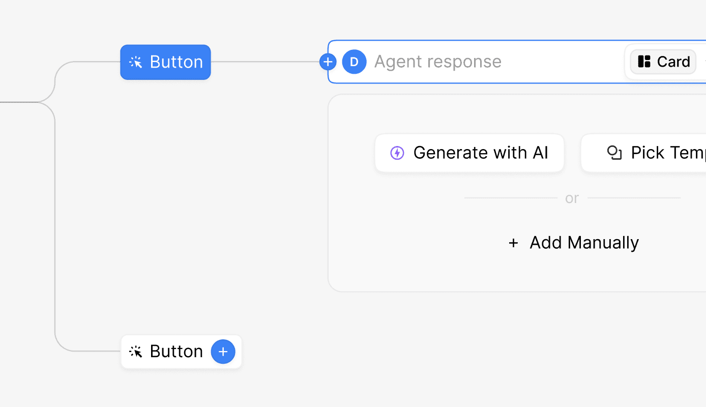 Building a conversational flow in Canvas